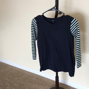 J crew striped shirt xs